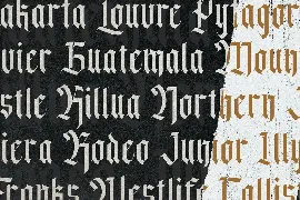 Agise Rujdi - Blackletter Font