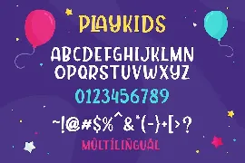 Playkidz font