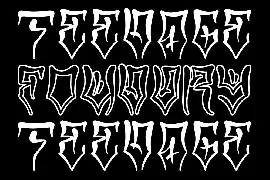 TF Teenage Riot - Display Font