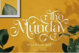 The Munday Typeface font