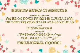 Brendy Berly a Bouncy Serif Font