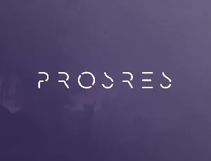 Prospo - Futuristic Font