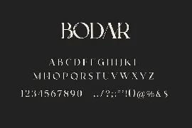 Bodar Serif Display Font