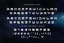 Mars Landing - Futuristic Techno font