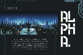 Milerode - Futuristic Font