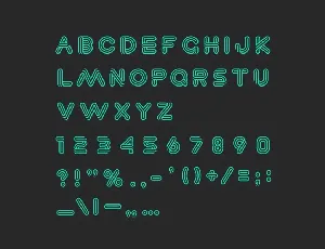 Lineat III font