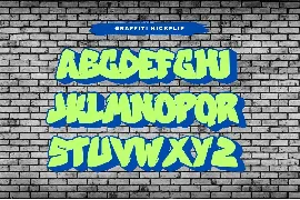 Graffiti Kickflip - Graffiti Font