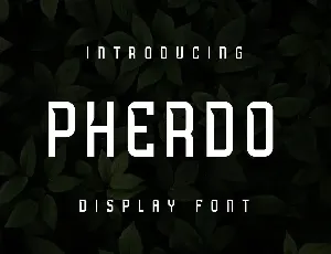 Pherdo font