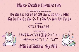 Milko Denilo - a Quirky Font