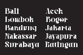 Hegarown font