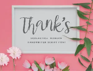 Scolastica - Handwriten Script fonts