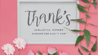 Scolastica - Handwriten Script fonts