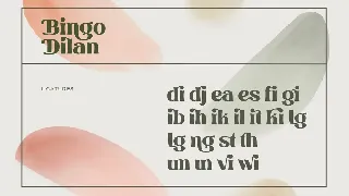 Bingo Dilan - Logo Font