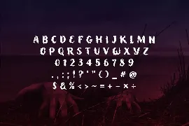 Zombicong - Horror Display Font