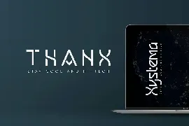 Xystema | Uniquely Hi-Tech Typeface font