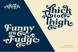 The Minatur Typeface font