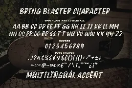 Bring Blaster - All Caps Brush Font