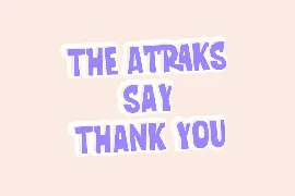 Atraks Handwritten Display Font