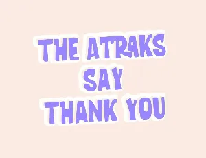 Atraks Handwritten Display Font