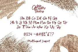 Glitter Lovers font