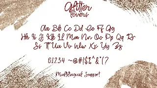 Glitter Lovers font