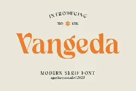 Vangeda - Modern Serif Font