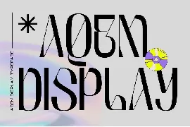 Aqem - Logo Font