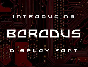 Baradus font