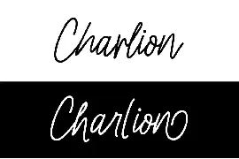 Charlion Script 2 Style font