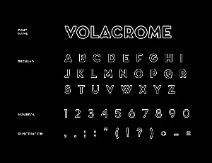 Volacrome Sans Serif Display Font