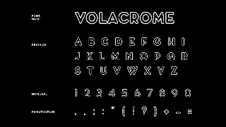 Volacrome Sans Serif Display Font