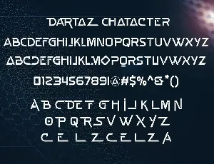 Dartaz font