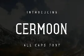 Cermoon font