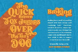 Broking Typeface font