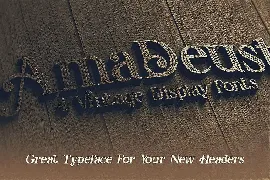 AmaDeust - Display Font