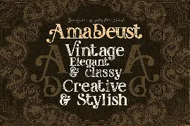 AmaDeust - Display Font