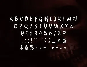 Gendaruwo - Horror Display Font