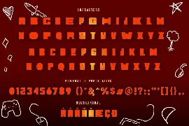 Black Block Gaming Font