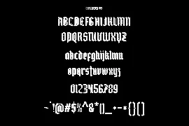 High Nobiety Modern Blackletter Font