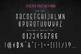 Forever Together font