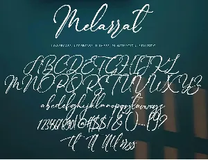 Melarrat font