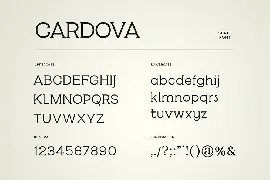 Cardova Modern Serif Font