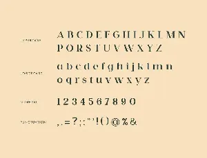 Woreta Karlina Serif Font