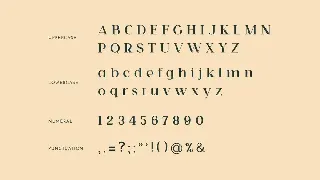 Woreta Karlina Serif Font