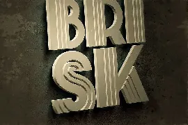 Brisk - ArtDeco Display Font