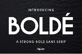 Bolde font