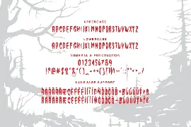 Horrorface - A Handmade Horror Font