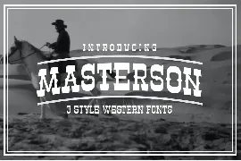 Masterson font