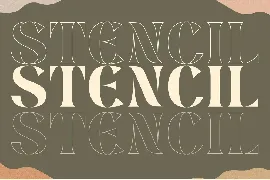 Fashion Stencil - Logo Font