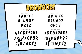 Browood Layered Comic Font